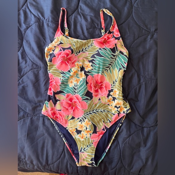 Hurley Floral Ladies' One- Piece Swimsuit Size L - Picture 9 of 15